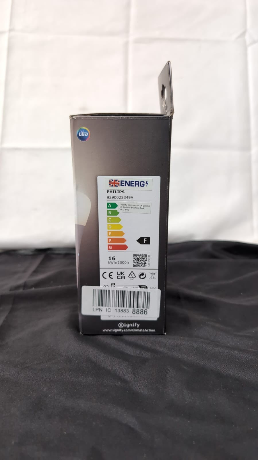 Philips Hue White Smart Light Bulb 100W - 1600 Lumen [E27 (packaging damaged)