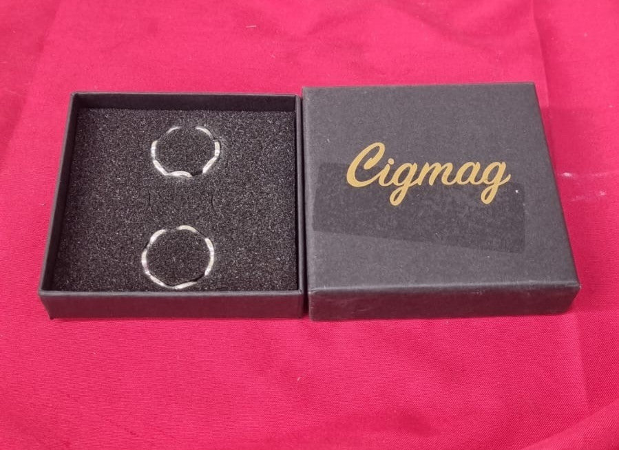 Cigmag 2PCS Rings for Women Adjustable Thumb Fingers Rings with Jewelry Gift Box