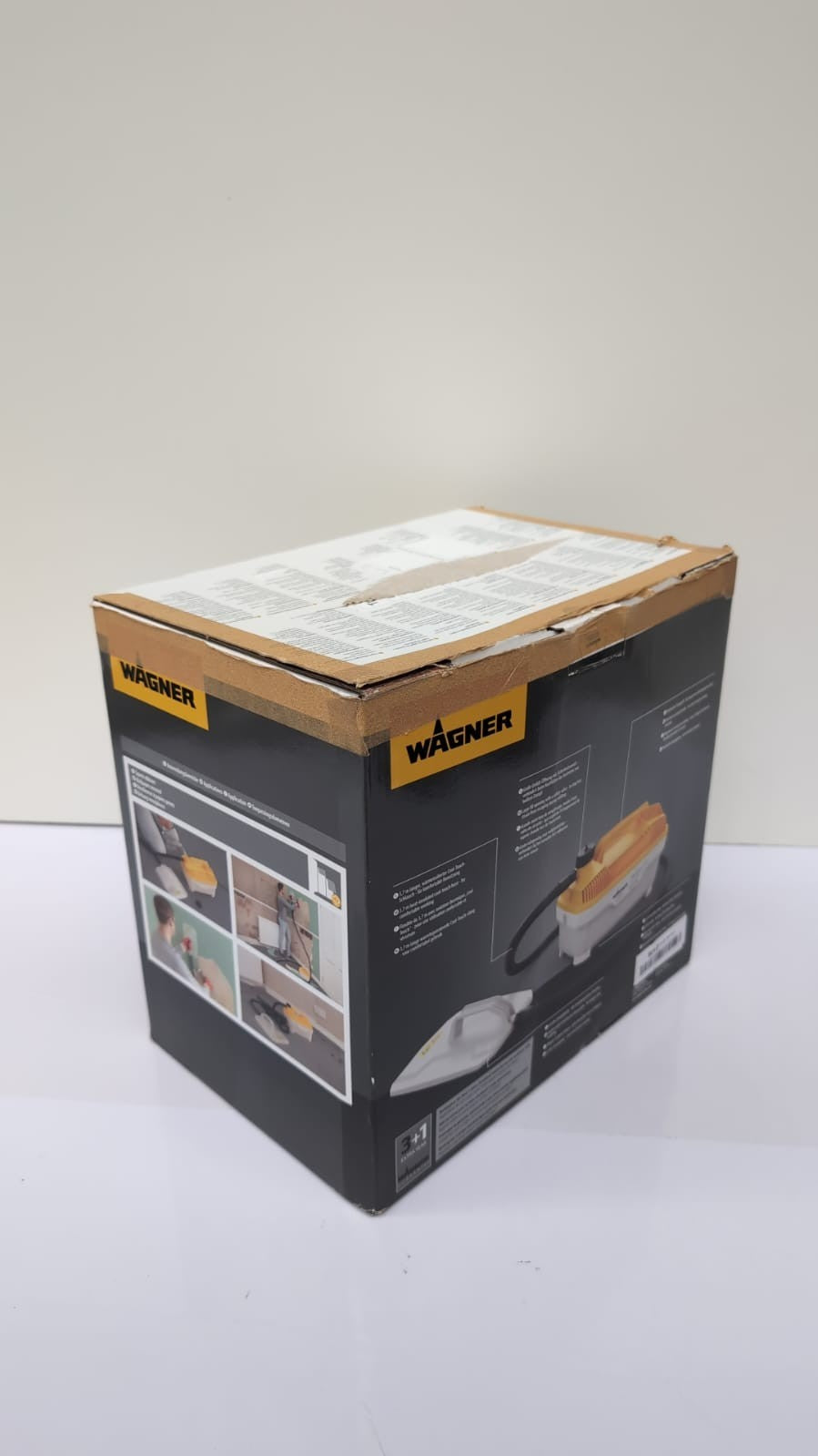 WAGNER Steam Wallpaper Stripper SteamForce, 4 L Capacity, Steaming Time (USED)