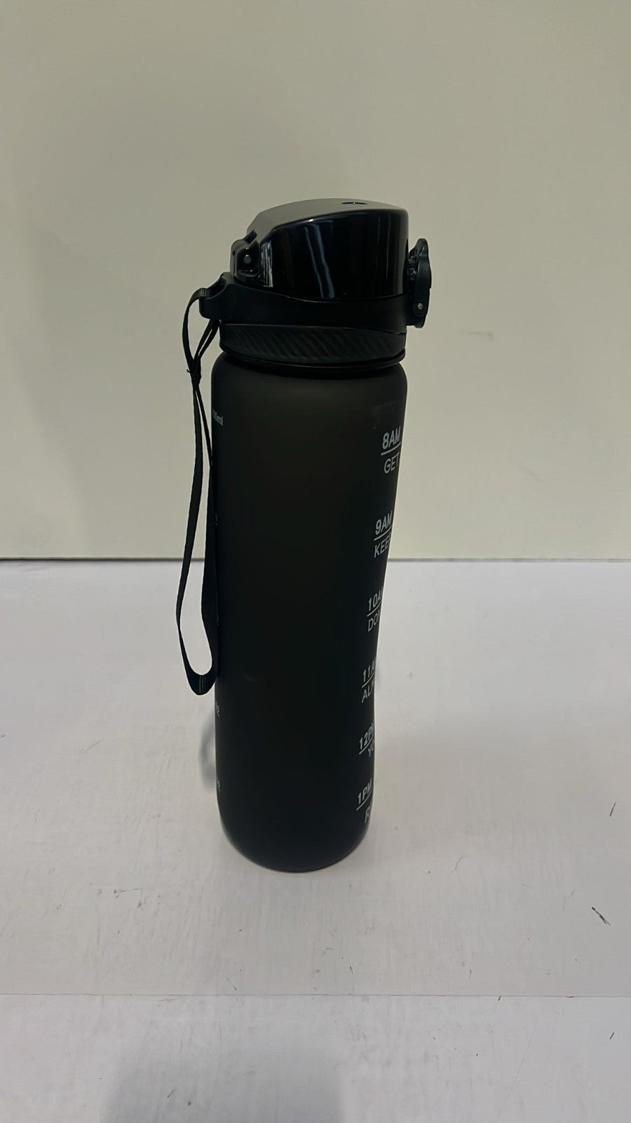 Roe Tenpo Water Bottle 1L, Sports Water Bottle with Time Markings, BPA-Free