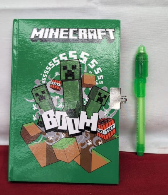 Minecraft Diary with Magic Pen (warehouse damage)