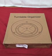 Transparent Turntable Organizer Multifunctional Spice Rack Kitchen Storage 25cm