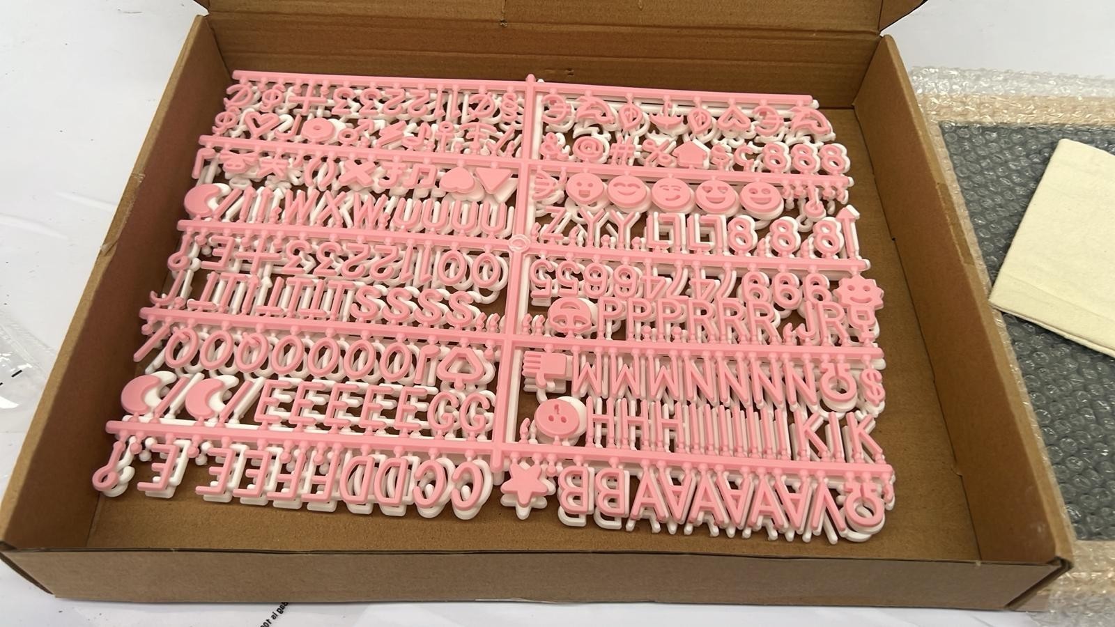 Felt Letter Board 2cm wide DIY Message Board Memo Menu Notice Kitchen Notes