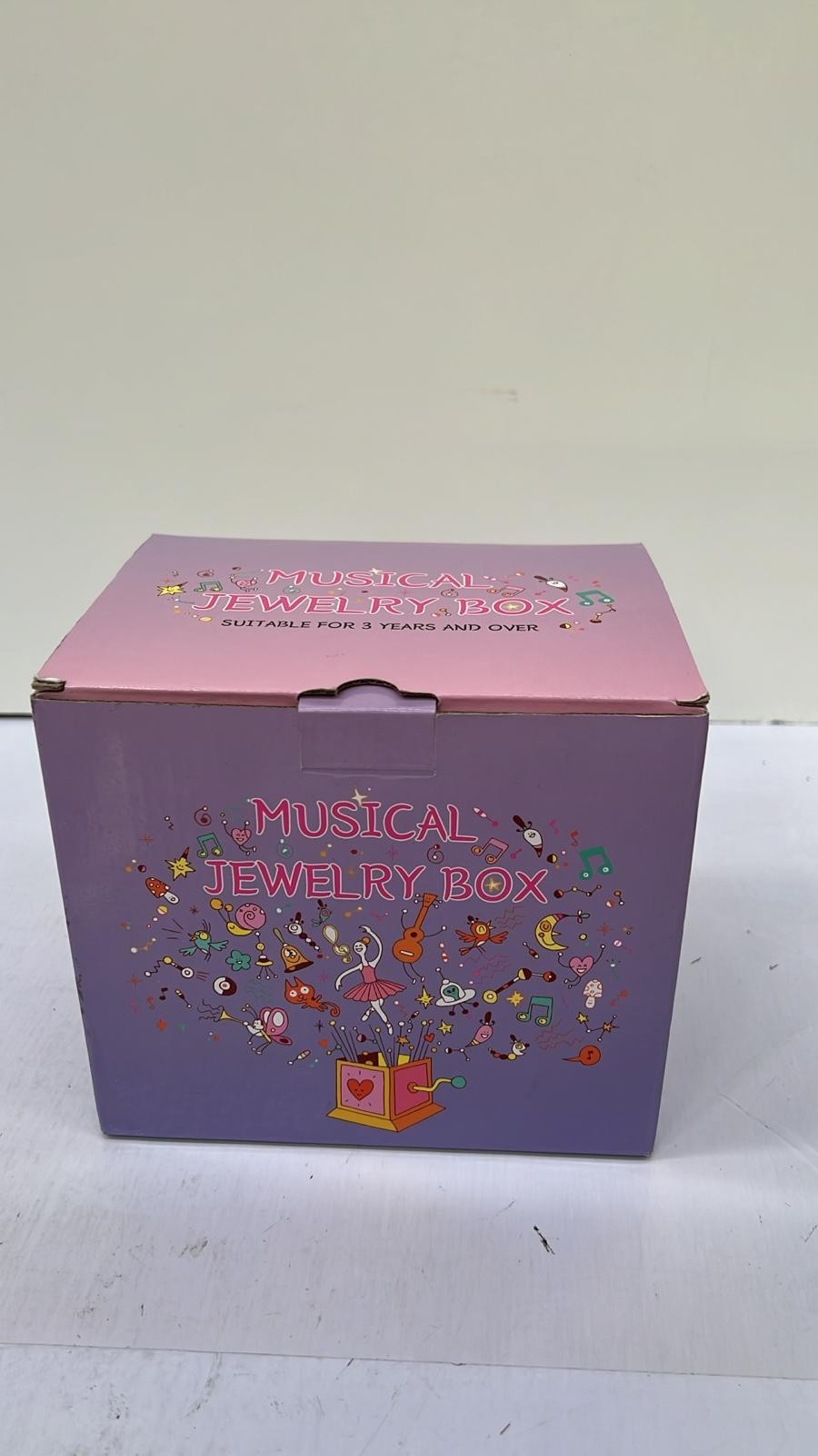 Musical Jewellery Box for Girls - Ballerina Music Box with 2 Pullout Drawers