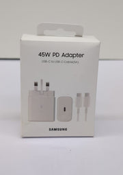 Samsung 45W USB-C Wall Charger Plug – Genuine Super Fast Charging  (New)