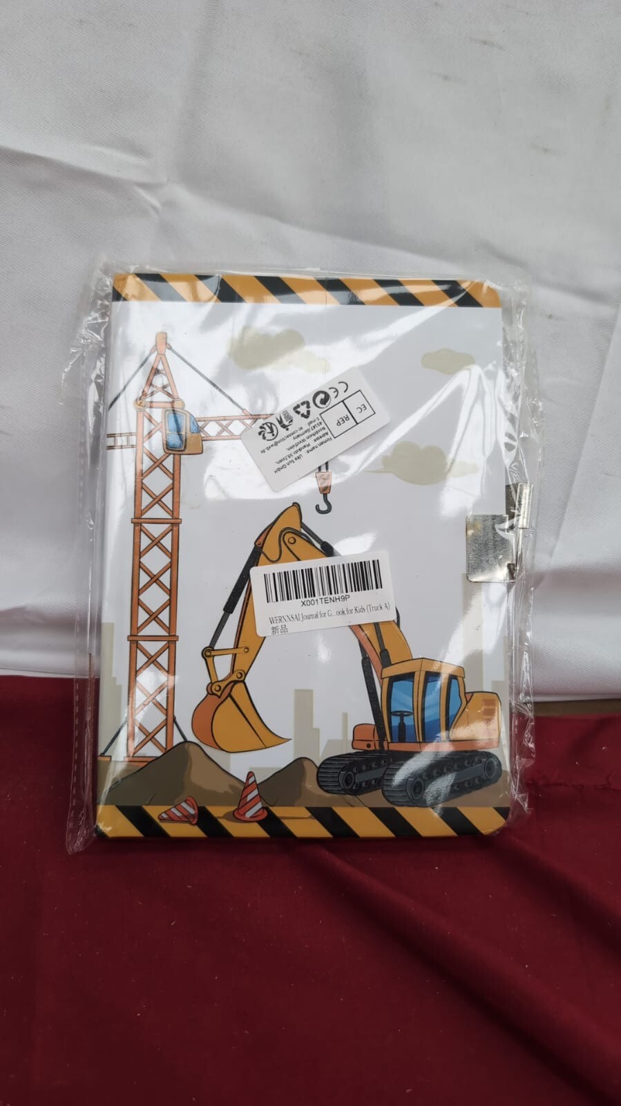 WERNNSAI Truck Journal for Boys - Luminous Notebook Gift for Kids School Travel