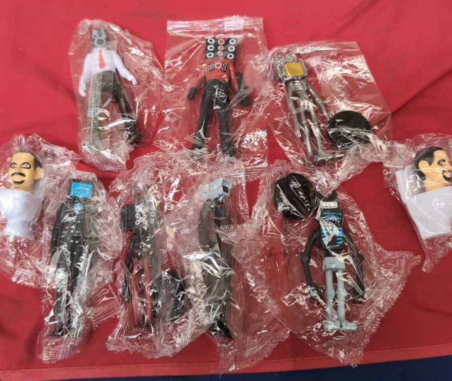 9 Pcs Assorted Collectible Toy Figures Set, for Boys Girls Kids, Gift for Gaming