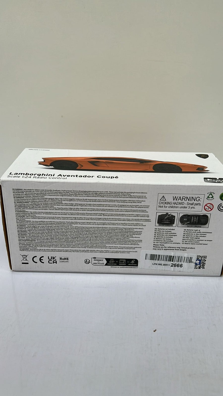 CMJ RC Cars Lamborghini Aventador LP700-4 Officially Licensed Remote Control