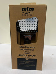 Mira Showers Honesty Square Deluge Overhead Shower Head 110 mm Chrome