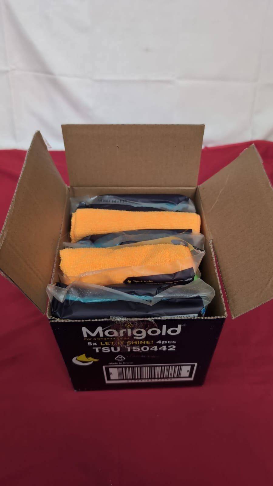 Marigold  Extra Thick Microfibre Cloths, 5 Packs (packaging opened and damaged)