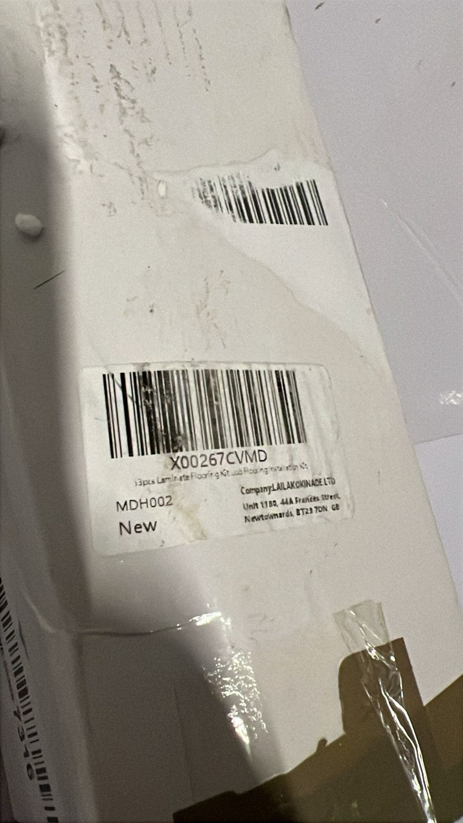 53Pcs Laminate Floor Kit with 50pcs Laminate Floor Spacers, Double Sided Rubber