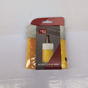 Vacu Vin Beer Cooler Sleeve Flexible Bottle Chiller Active Cooling (PACKDAMAGED)