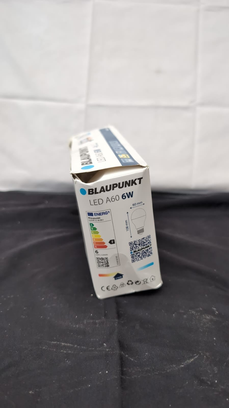 BLAUPUNKT E27 LED Light Bulb Classic 6W Warm White Pack of 4(BOX DAMAGED)