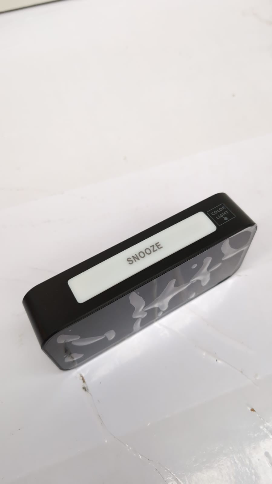 Alarm Clock RGB Night Light, Mains Powered Alarm Clocks Bedside, Digital Clock