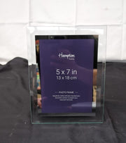 Hampton Frames MIRROR Finished Mirror Glass Photo Picture Display Frame 5x7 in,