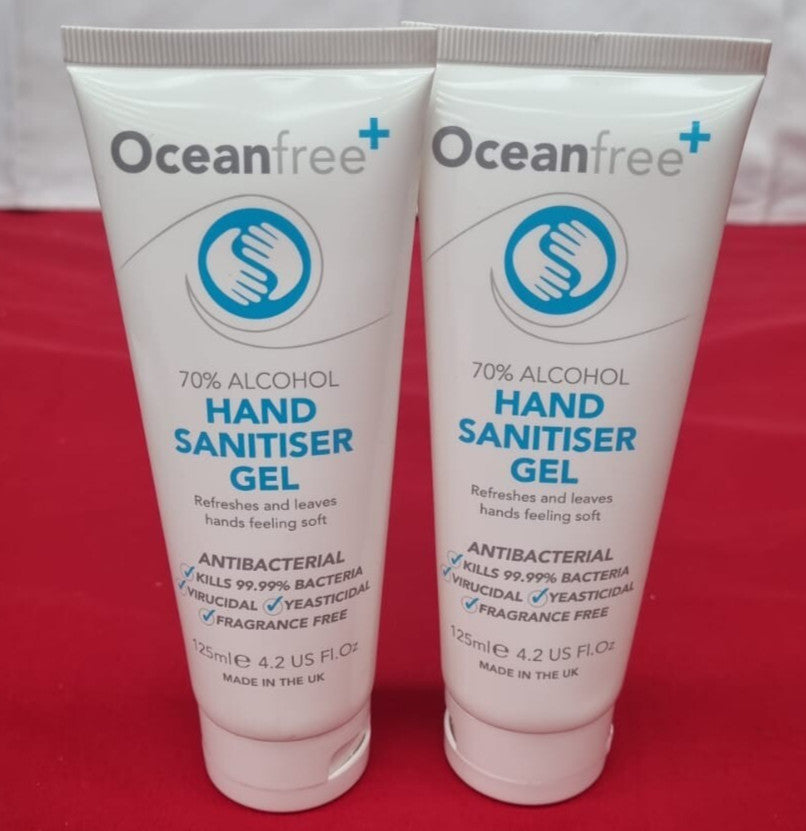 70% Alcohol Hand Sanitiser Gel - 125ml - (2pack)