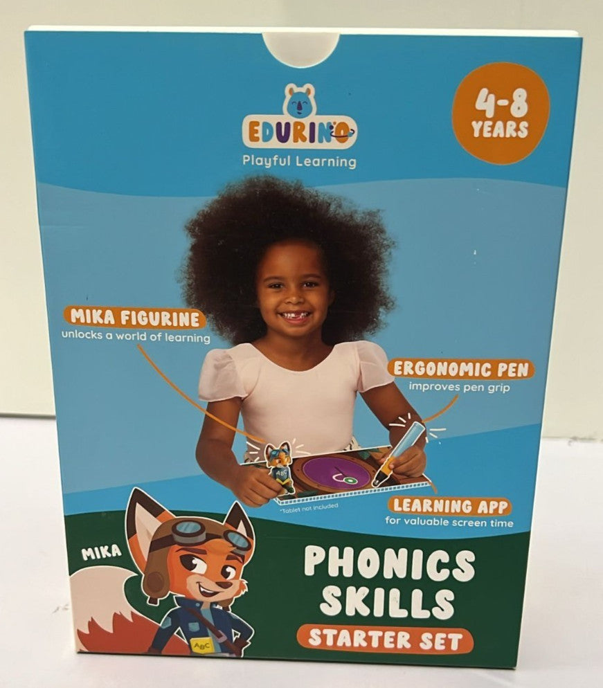 Edurino Mika ABC Starter Set - Read & Write Letters from 4 - Level 2 with Stylus