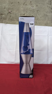 LAVA Lamp - 14.5"The Original Motion Lamp - Blue and Clear Liquid (Box damaged)