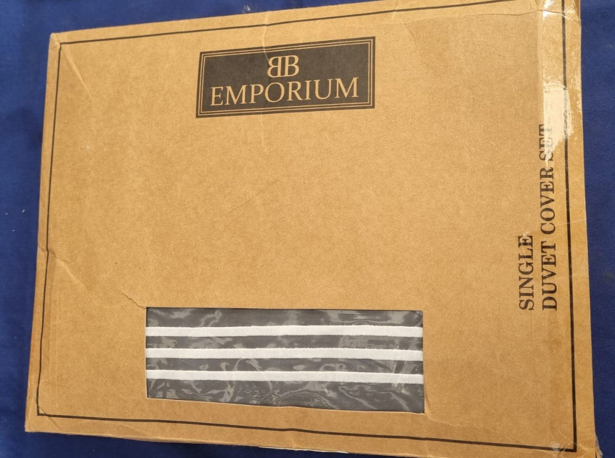 Emporium single duvet cover set Stripe