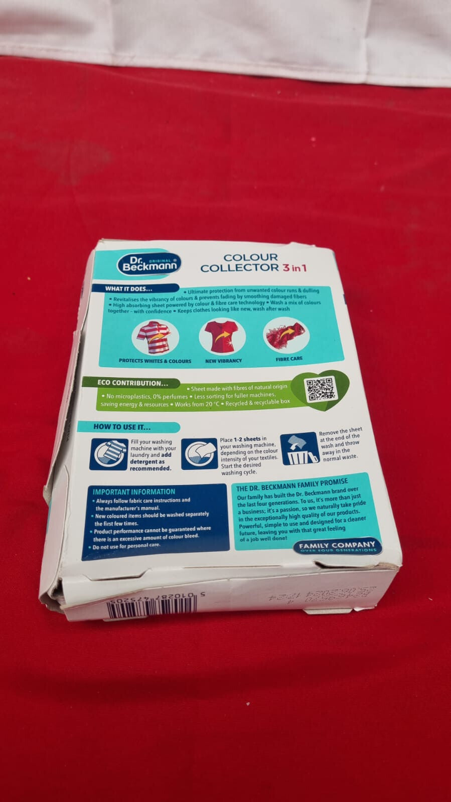 Dr. Beckmann Colour and Dirt Collector, 30 Sheets