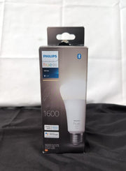 Philips Hue White Smart Light Bulb 100W - 1600 Lumen [E27 (packaging damaged)