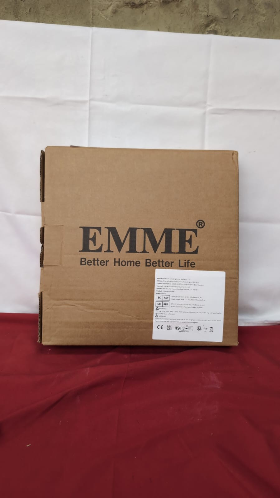 EMME Fleece Throw Blanket for Sofa, Soft, Fluffy, 3D Touch Experience, Warm Cozy