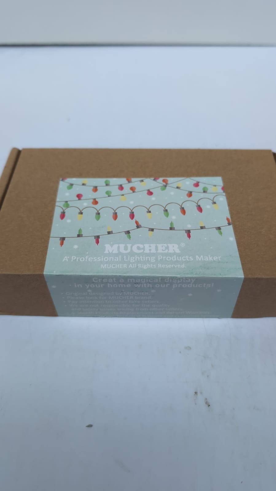 MUCHER String Lights Star Fairy Lights with 6M 40 LED Decorative -Warm White