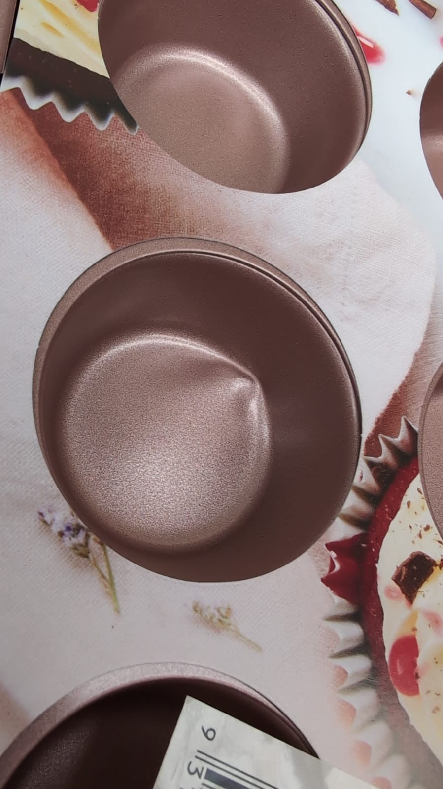 Wiltshire Rose Gold 24 Cup Muffin Tray, Cupcake Mould, Non-Stick(one cup dented)