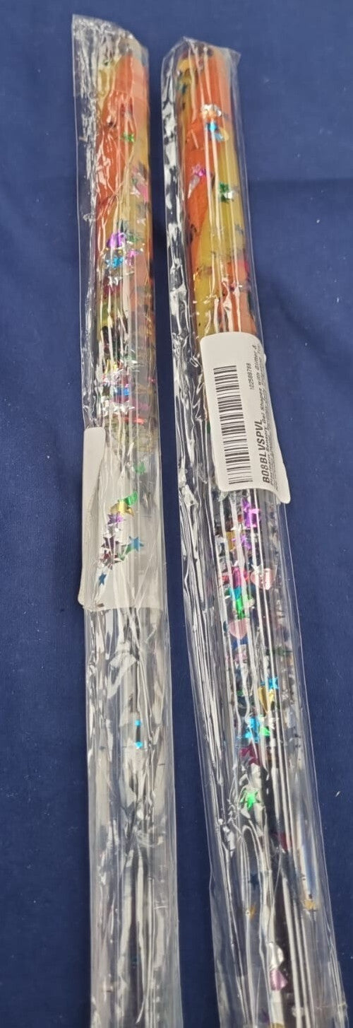 Sensory Gel Shapes with Glitter & Colourful Liquid, Squidgy Jelly (2pack)