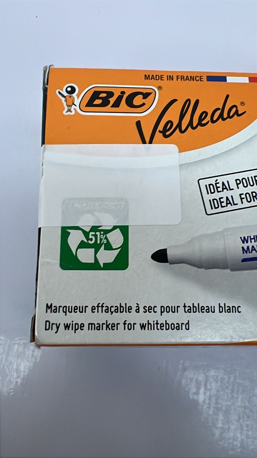 BIC Velleda ECOlutions Whiteboard Pens, Black (11 Pack)