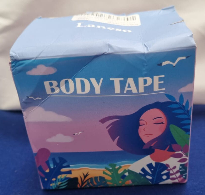 Boob Tape,Extra-Long Boobtapes, Fashion with 2pcs Reusable Nipple (box damaged)