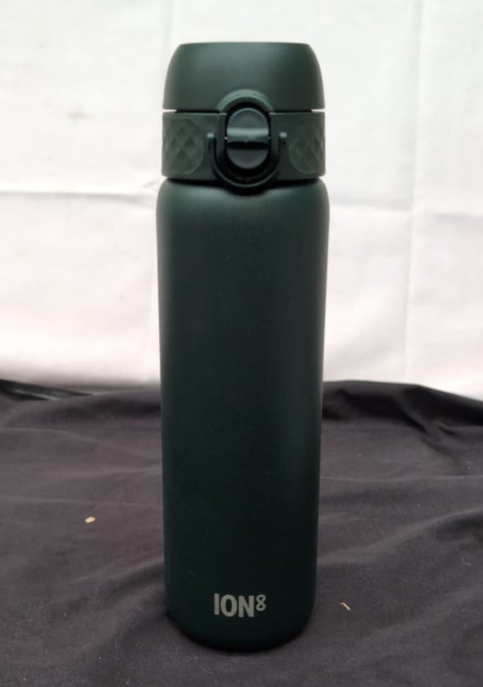 ION8 Vacuum Insulated Steel Water Bottle, 500 ml/17 oz, Leak Proof