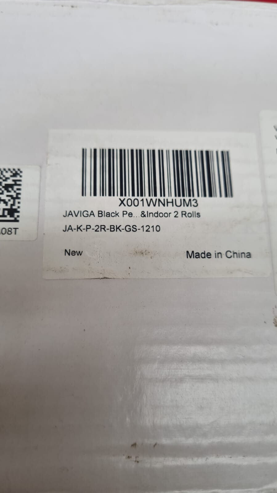 JAVIGA Black Permanent Vinyl, Glossy Black Vinyl Compatible with 2 Rolls