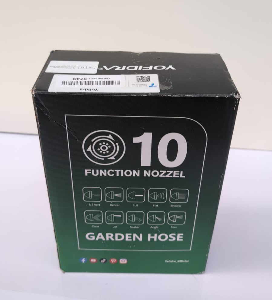 Expandable Garden Hose 50FT, Flexible Hose with 10 Function Nozzles,(boxdamaged)