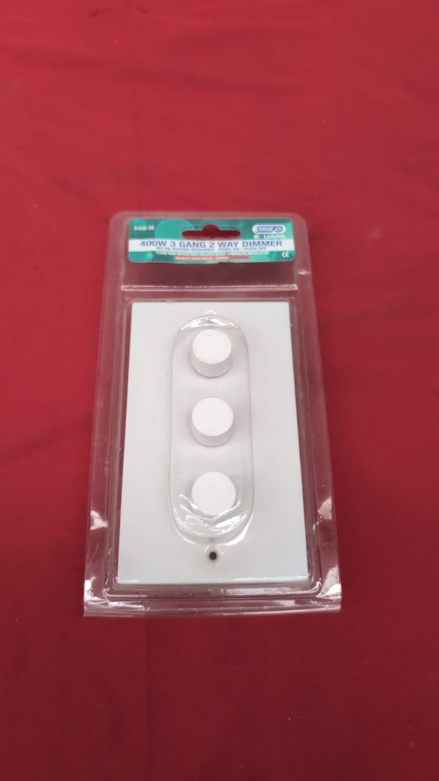 Selectric 3Gang 2wAY 400w Dimmer, light switch