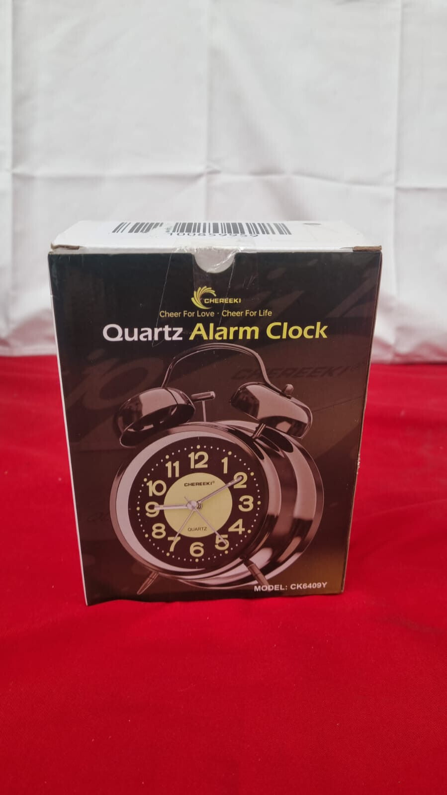 Alarm Clock for Heavy Sleepers, Twin Bell Retro Design, Silent Non-Ticking