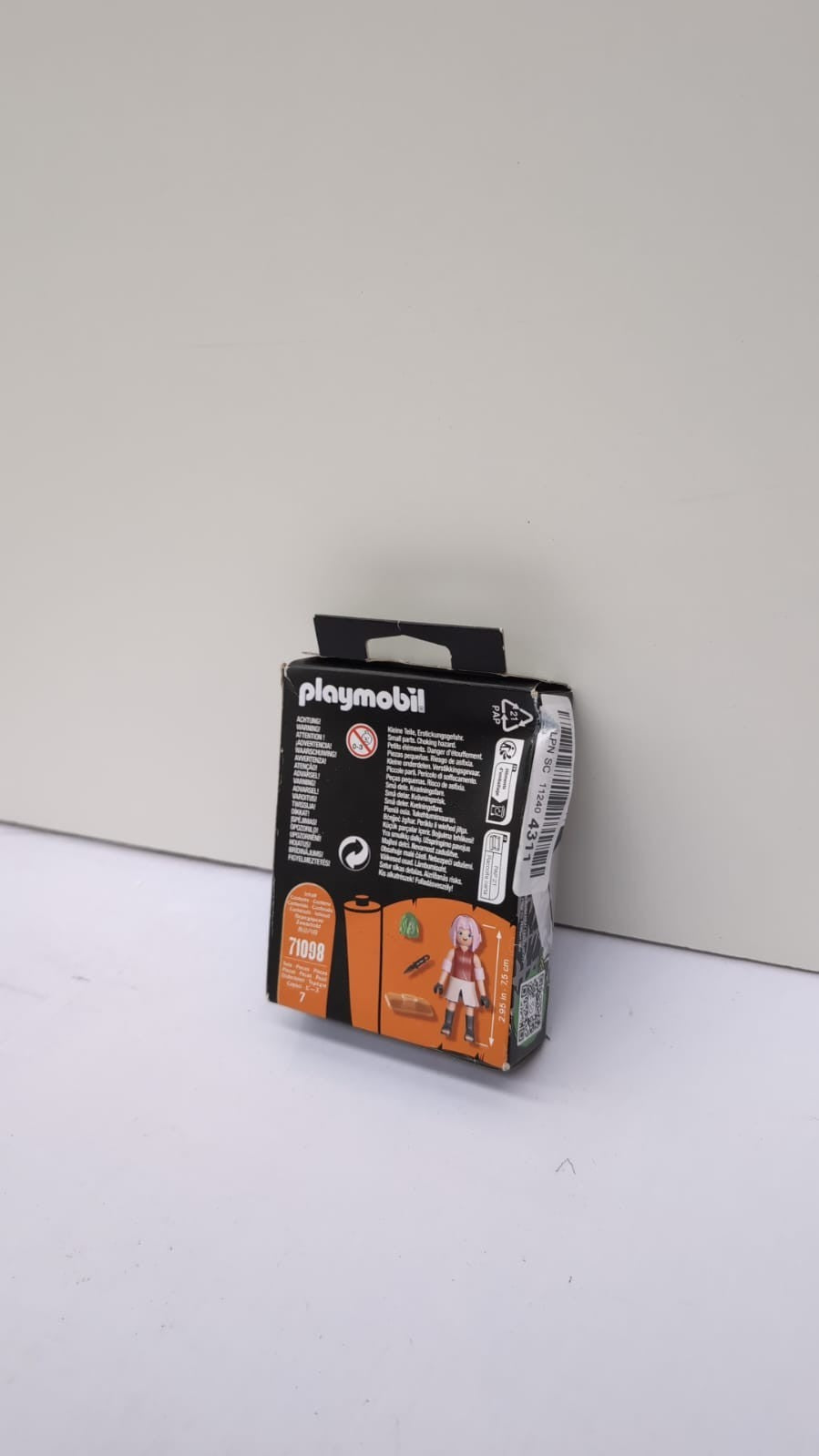 Playmobil 71098 Naruto: Sakura Figure Set, Naruto Shippuden Anime (BOX DAMAGED)