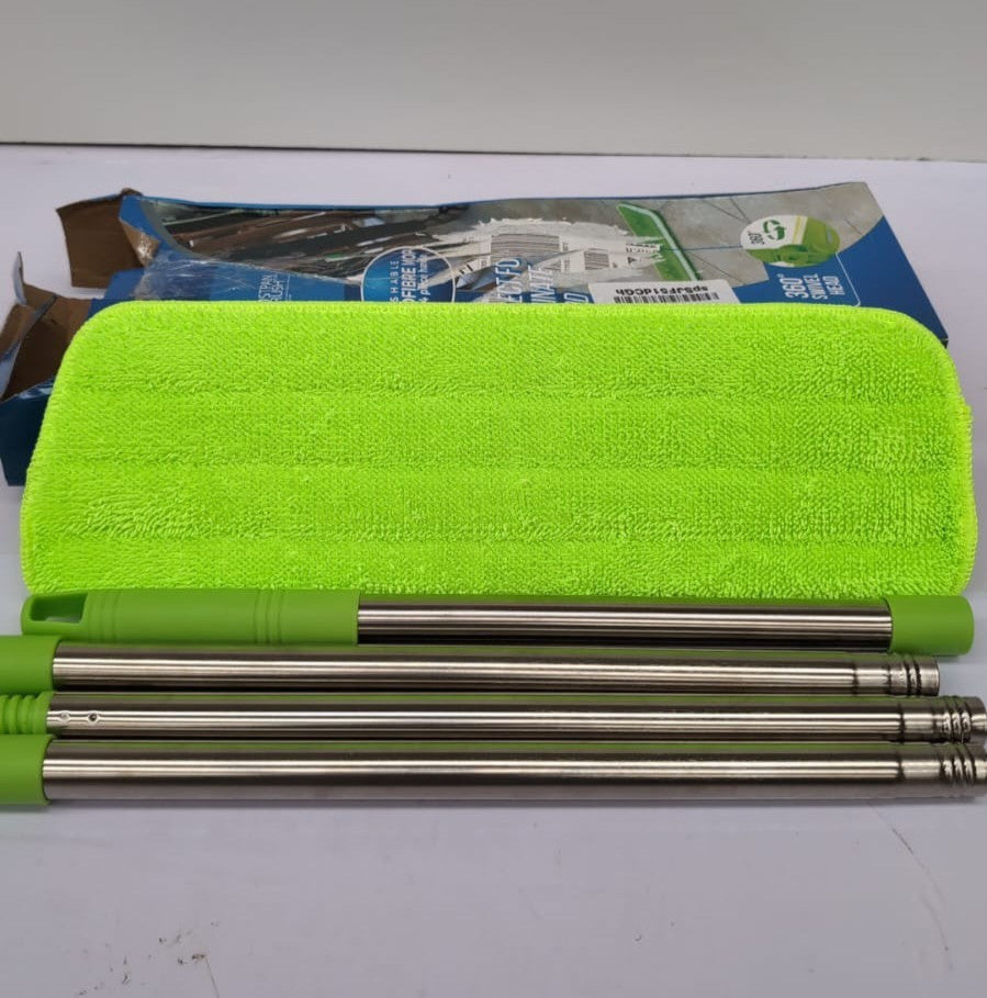 Microfibre Mop with Washable Removable Cleaning Pad(box damaged)