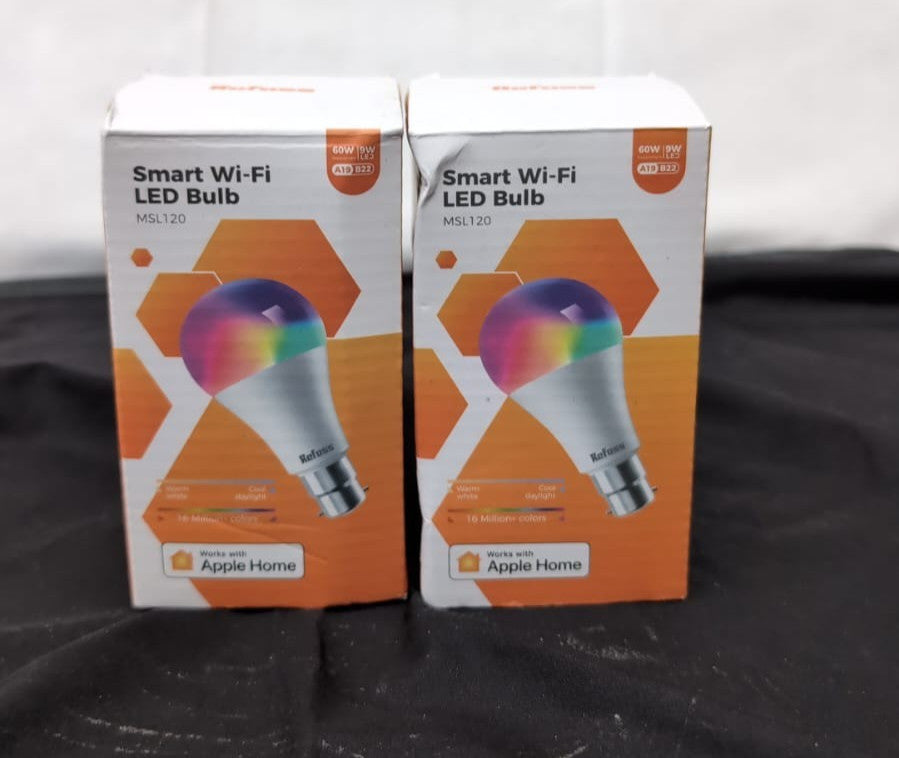 Refoss Smart Light Bulb Alexa b22 Bayonet WiFi Led Bulb 9W -2 pack