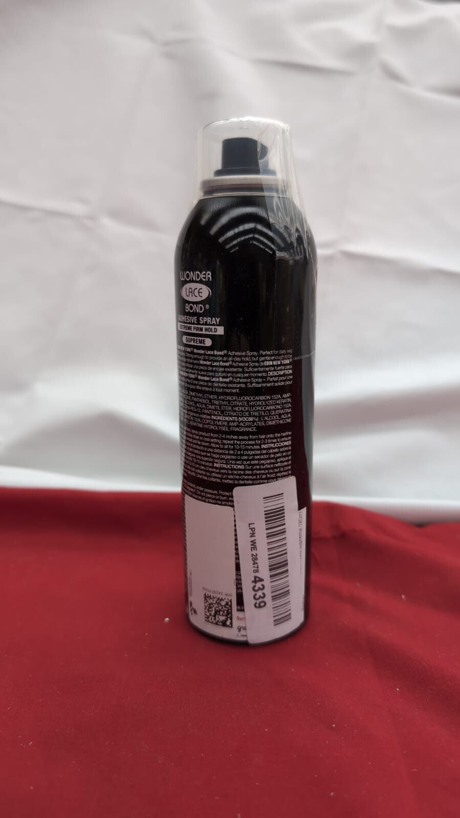 EBIN NEW YORK Wonder Lace Bond Adhesive Spray Supreme - Extreme Firm Hold 180ml