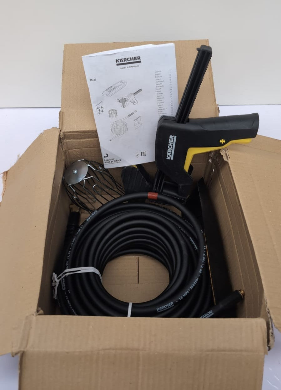 Kärcher Pipe &Guttering Cleaning Kit(box damage/missing jet & nozzle attachment)