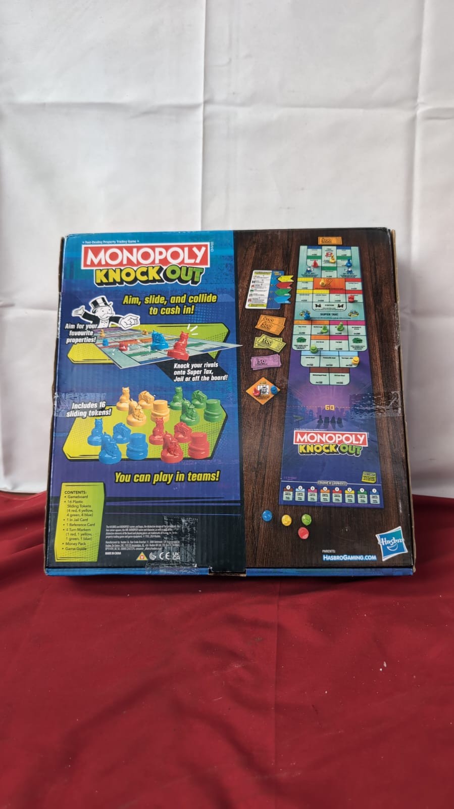 Monopoly Knockout, the extra hard version of the classic,(packaging damaged)