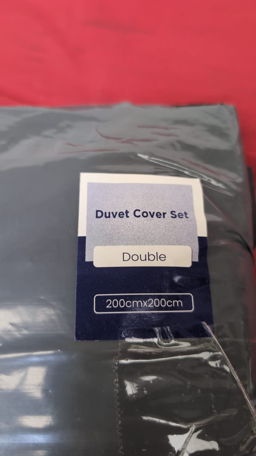 Microfiber Duvet Covers Double 200x200 cm Breathable (packaging damaged - black)