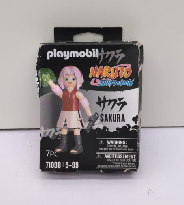 Playmobil 71098 Naruto: Sakura Figure Set, Naruto Shippuden Anime (BOX DAMAGED)