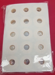 Hole Reinforcers Label, White,
