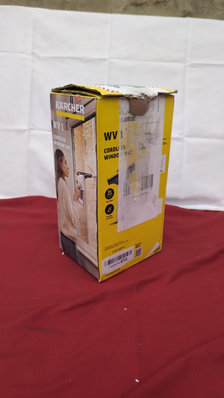 Kärcher WV 1 Window Vac, Condensation Removal, Battery Running Time: 20 min