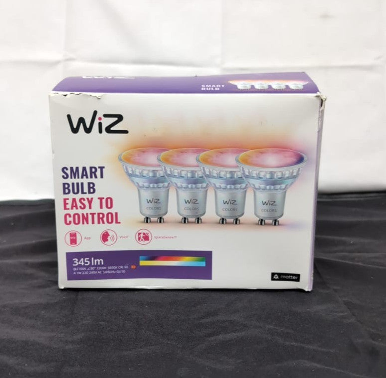 WiZ Smart LED Glass Bulb, Smart Connected WiFi Works with Alexa,(box damaged)
