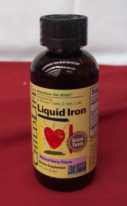 ChildLife Essentials, Liquid Iron, Vegan Iron Drops for Children, 118ml