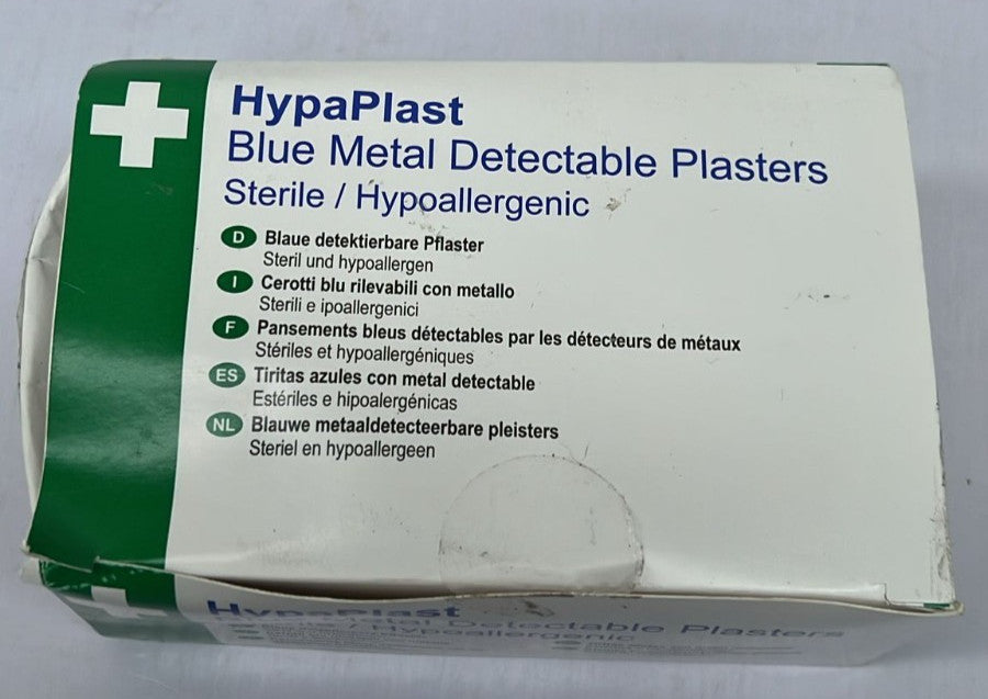 HypaPlast Blue Visually Detectable Plasters (BOX DAMAGED)