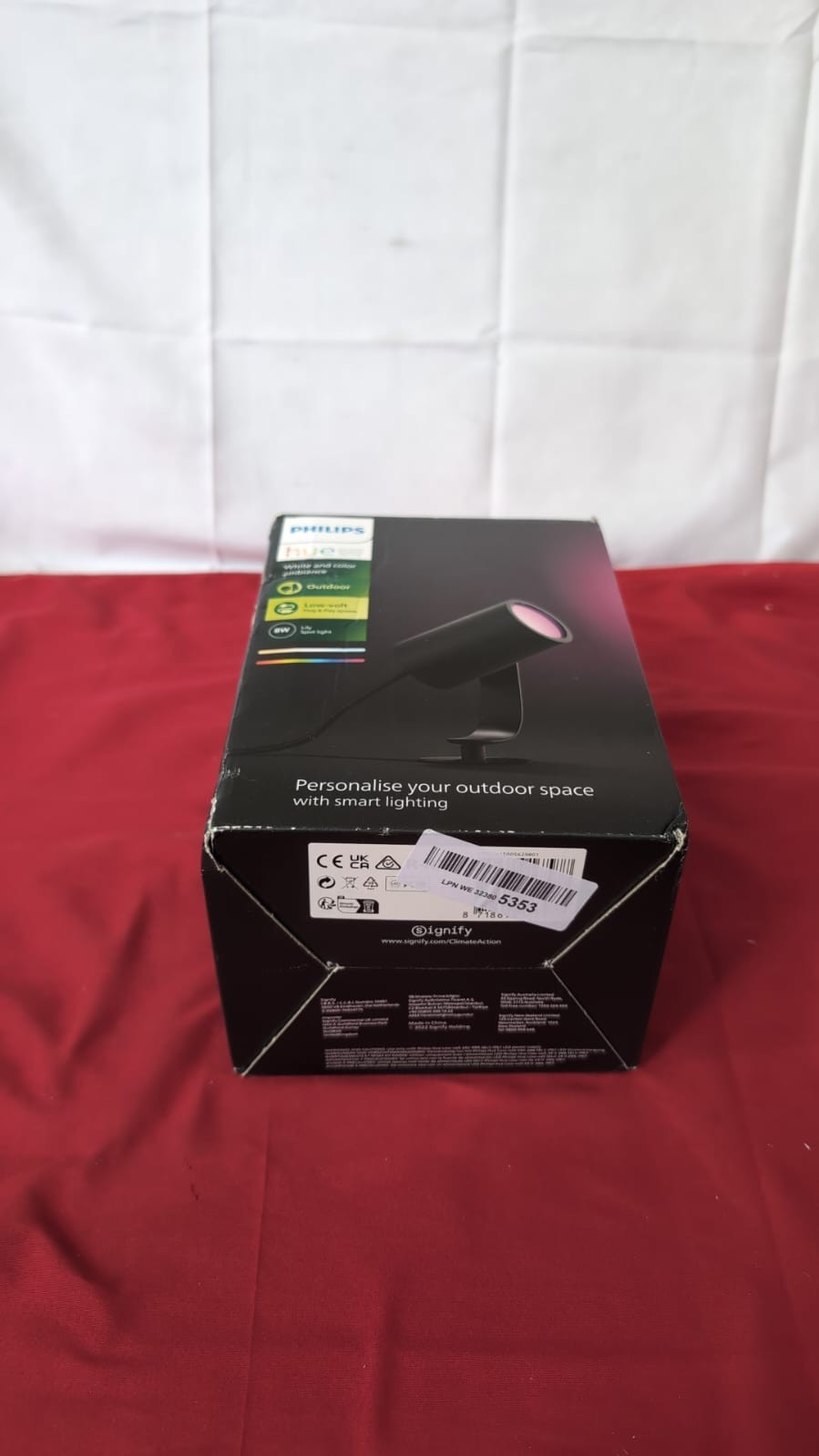 Philips Hue Lily White and Colour Ambiance LED Single Spotlight Extension: Smart